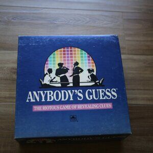 Vintage 1990 Golden Games "Anybody's Guess" Complete - EUC
